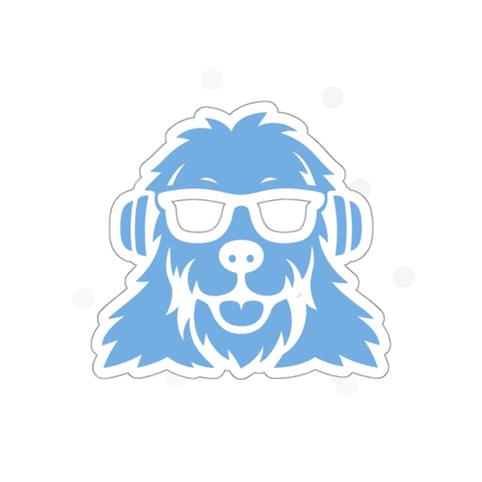 SquatchDog™ die-cut sticker featuring cryptid pup logo and mythic design
