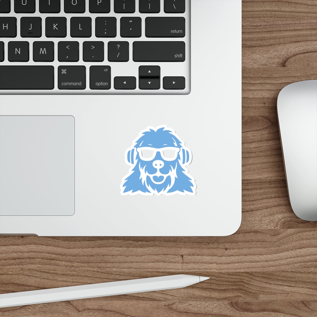 SquatchDog™ die-cut sticker featuring cryptid pup logo and mythic design
