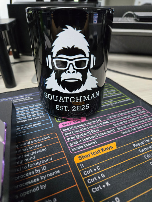 SquatchMan Coffee Mug – Cryptid Ceramic Cup from the Blue Ridge